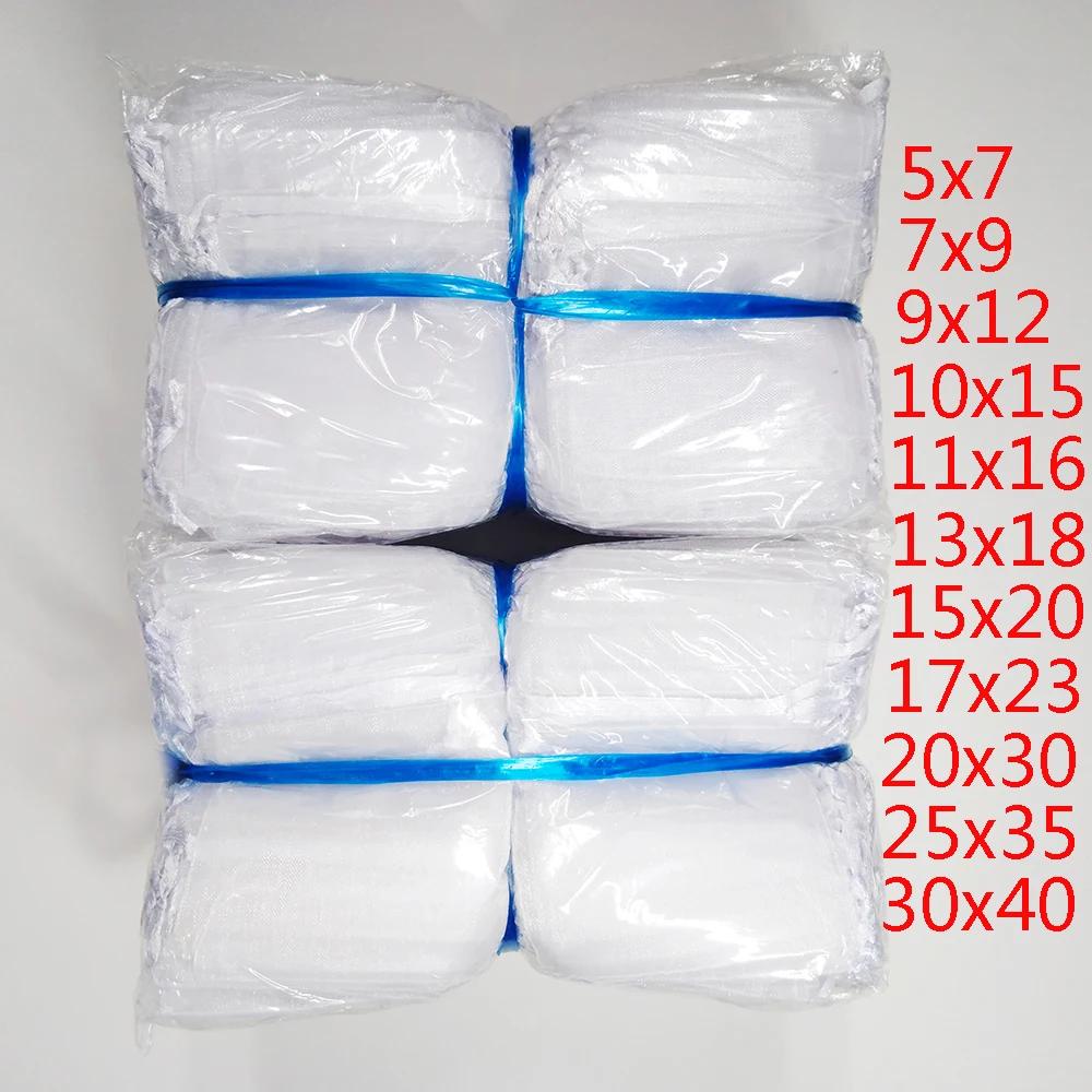  1000  5x7 7x9 9x12 10x15 11x16 13x18 15x20 17x23 20x30 25x35 30x40cm ȭƮ  Ŵ  Organza δ ȥ Ƽ ȣ  δ  